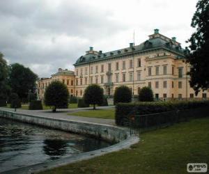 Puzzle Παλάτι Drottningholm, Drottningholm, Σουηδία